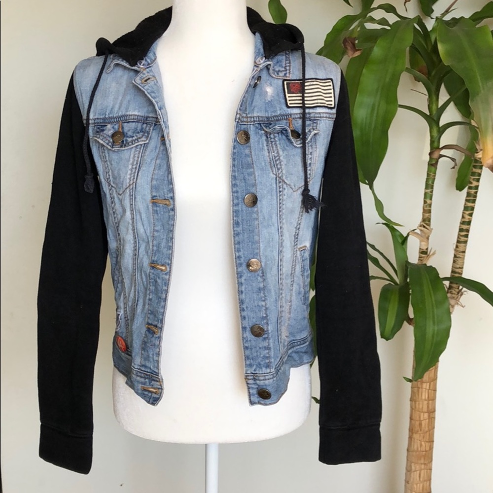 Young and wreckless grunge denim jacket